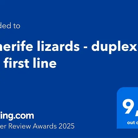 Tenerife Lizards - Duplex In The First Line Дом отдыха Кальяо-Сальвахе